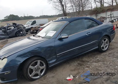 2005 Mercedes-Benz Clk 500 из США, поврежденный, VIN WDBTK75G75T049268